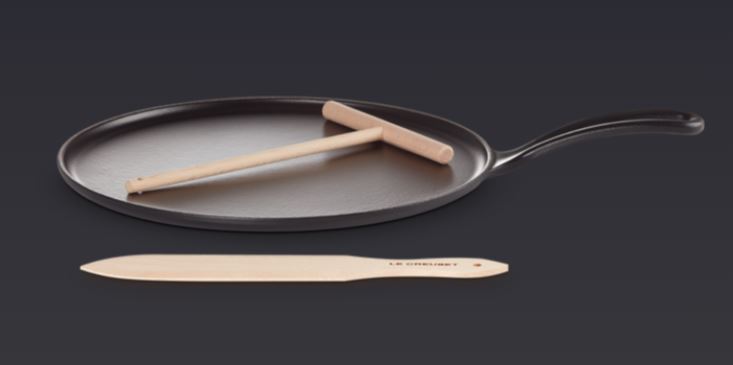 LE CREUSET CREPIERE TRADITION 27CM NOIR MAT