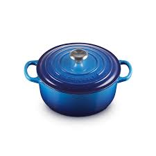 LE CREUSET COCOTTE SIGNATURE RONDE 26CM AZURE