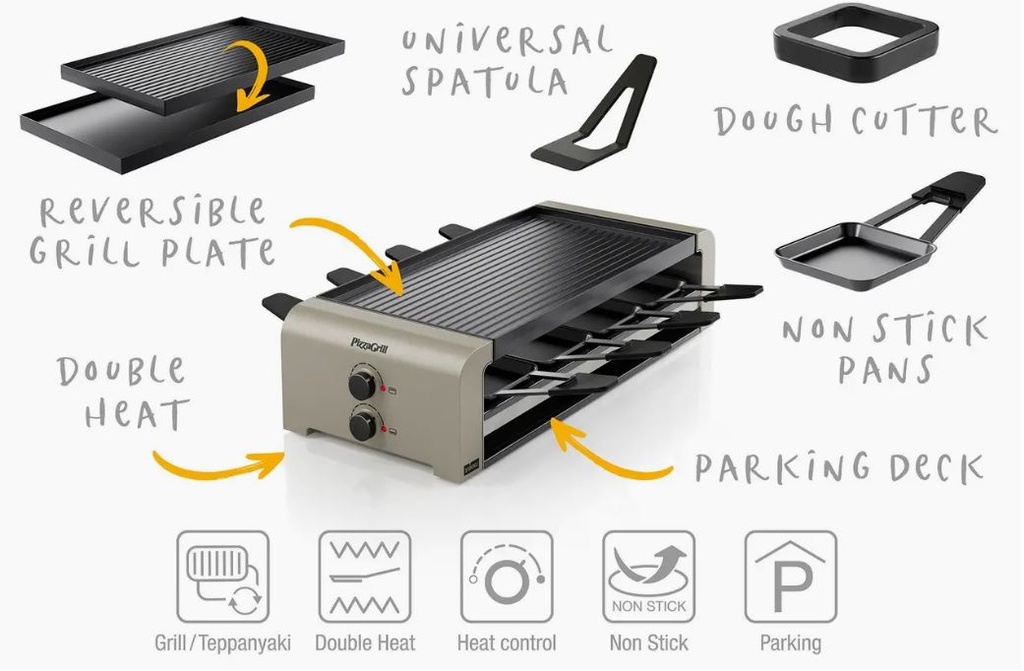 STÖCKLI PIZZAGRILL 8 IVORY GOLD