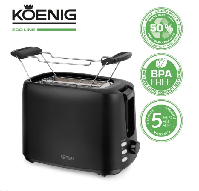 KOENIG TOASTER NOIR MAT B02404