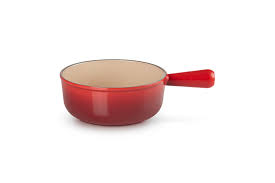 LE CREUSET CAQUELON FONTE 18CM CERISE