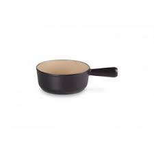 [20007240002460] LE CREUSET CAQUELON FONTE 24CM NOIR MAT