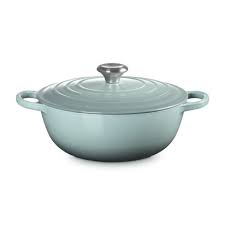 [21114267170430] LE CREUSET MARMITE SIGNATURE 26CM SEA SALT