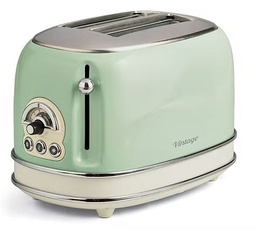 [ARI-155-GR] ARIETE TOASTER VINTAGE VERT