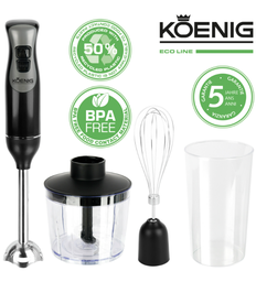 [B02401] KOENIG MIXEUR NOIR MAT B02401